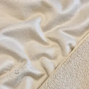 Mantelstoff TEDDY LAMMY beige