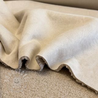 Mantelstoff TEDDY LAMMY beige