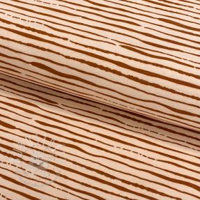 Jersey Stripes light salmon ORGANIC