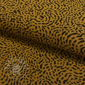 Jersey Dots and shapes olive