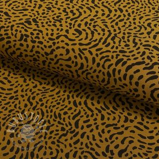 Jersey Dots and shapes olive