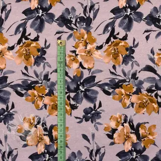 Sweatstoff Huge flowers lilac digital print