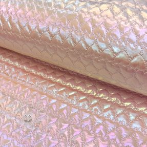 Steppstoffe Fancy hearts pink