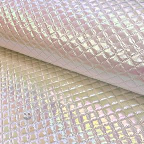 Steppstoffe Fancy diamonds offwhite