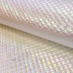 Steppstoffe Fancy diamonds offwhite