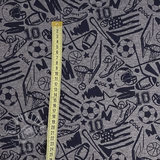 Sweat kuschel Sports grey melange