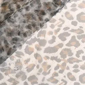 Feintüll Panther offwhite