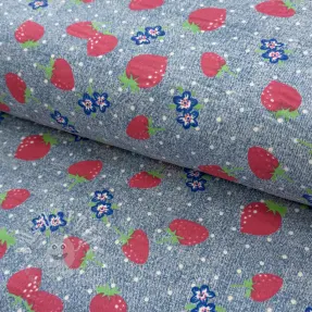 JEANS Strawberry light blue