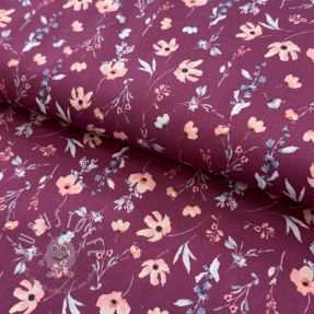 Baumwollstoff Flowers berry digital print