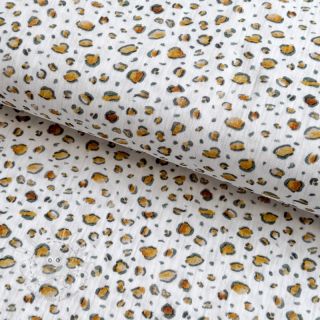 Double gauze/musselin Skin white digital print