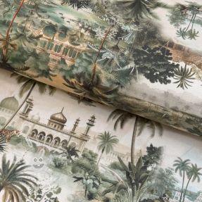 Dekostoff Tropical forest sage digital print