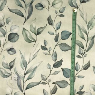 Outdoor Dekostoff mit Teflon-Finish HANDPAINT PLANT LOVER