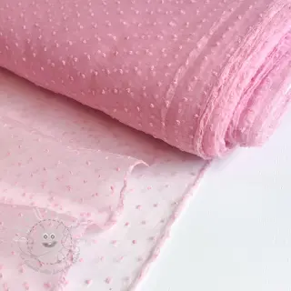 Feintüll DOTS pink