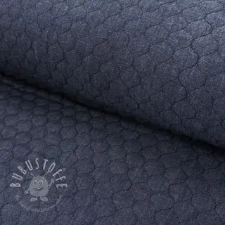 Steppstoffe JEANS marine