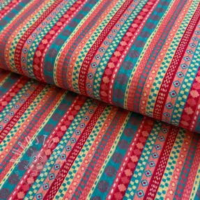 Baumwollstoff Bubble Stripe design A digital print