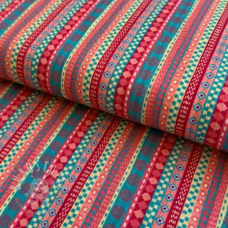 Baumwollstoff Bubble Stripe design A digital print