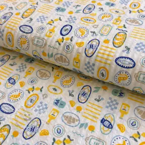 Baumwollstoff Bubble Stripe design C digital print