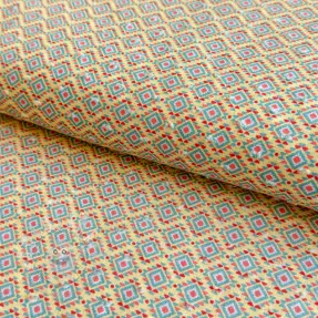 Baumwollstoff DOBBY Aztec digital print