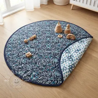 Baumwollstoff QUILT DOUBLE SIDED Square design C