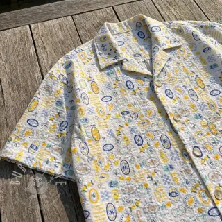 Baumwollstoff Bubble Stripe design C digital print