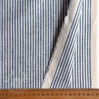 Leinen mit Baumwolle Stripe jeans