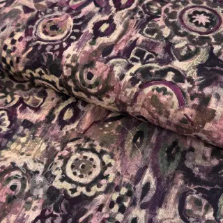 Dekostoff Abstract burgundy digital print