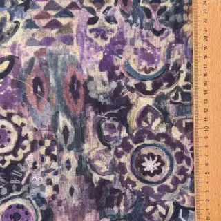 Dekostoff Abstract purple digital print