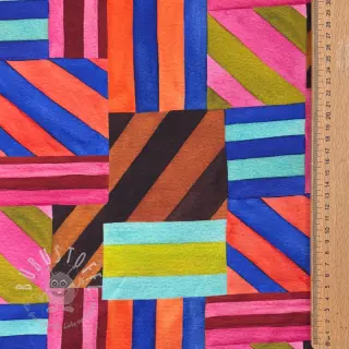 Dekostoff Stripes multi digital print