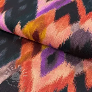 Dekostoff SLUB Abstract multi digital print