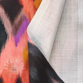 Dekostoff SLUB Abstract multi digital print
