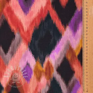 Dekostoff SLUB Abstract multi digital print