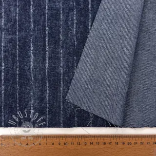 JEANS DENIM Stripe in stripe indigo
