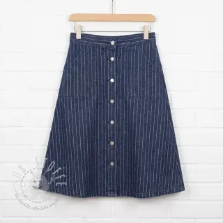JEANS DENIM Stripe in stripe indigo