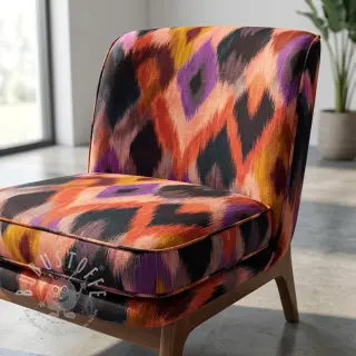 Dekostoff SLUB Abstract multi digital print