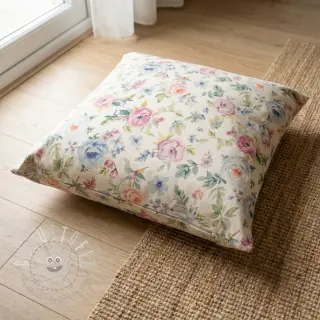 Dekostoff Linenlook Romance digital print