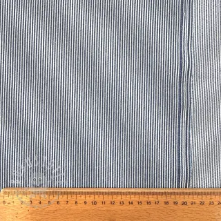 JEANS DENIM 8.5 OZ Small stripe blue