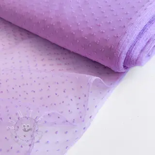 Feintüll DOTS lilac