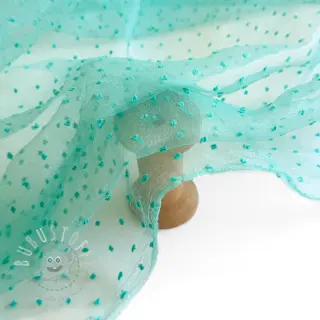 Feintüll DOTS mint