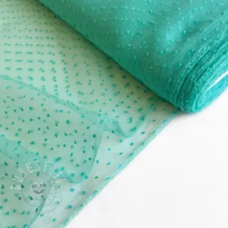 Feintüll DOTS mint