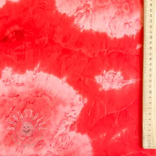 Viskosestoff Marble marmor red