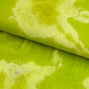 Viskosestoff Marble marmor apple green