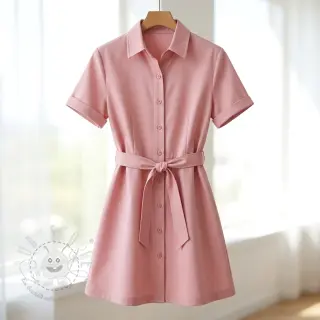 Baumwollstoff TWILL Mango olive pink