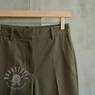 Baumwollstoff TWILL Mango olive green