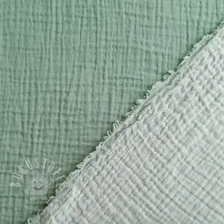 Double gauze/musselin DOUBLE FACE light mint