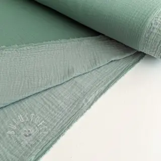 Double gauze/musselin DOUBLE FACE light mint