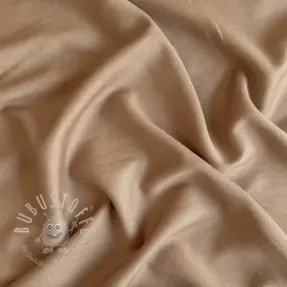 Viskosestoff leinen BUBBLY taupe