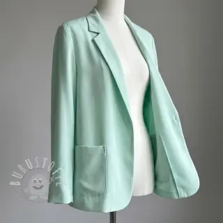 Viskosestoff leinen BUBBLY misty jade