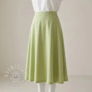 Viskosestoff leinen BUBBLY lime cream