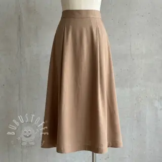 Viskosestoff leinen BUBBLY taupe