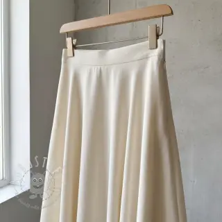 Viskosestoff leinen BUBBLY off white
